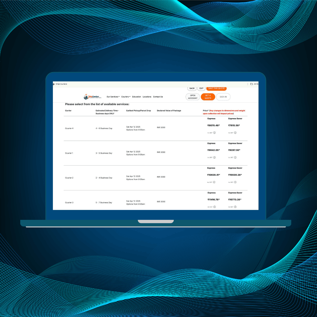 Booking, Rating & Shipping